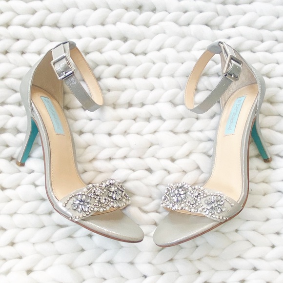 Betsey Johnson Shoes - BETSEY JOHNSON by BLUE Gina Rihnestone High Heels